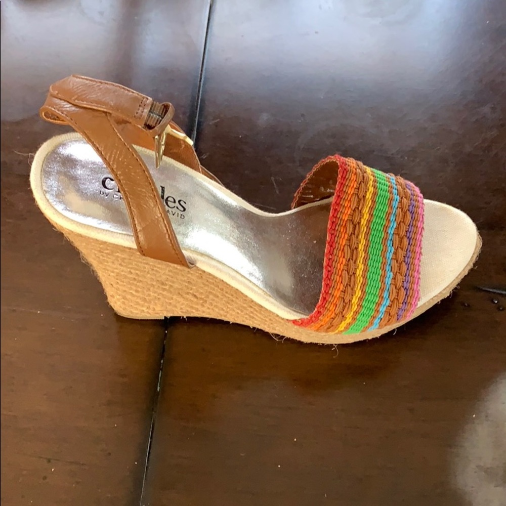 Charles by Charles David Colorful Wedges
